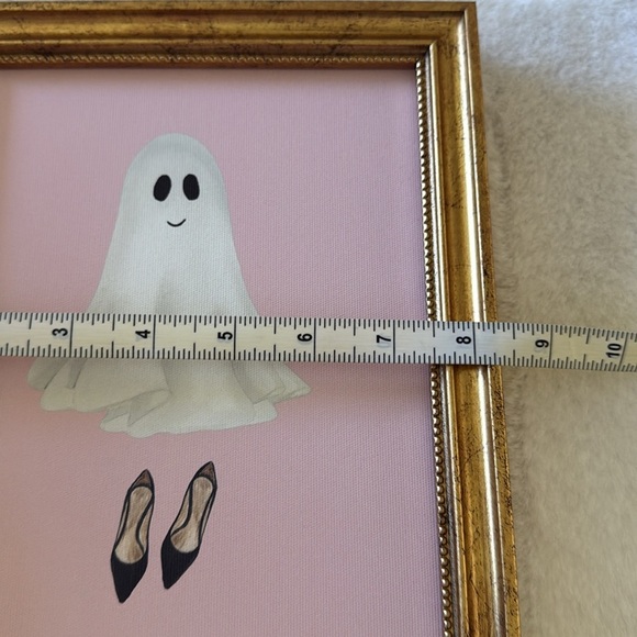 👻Halloween pink ghost with black heels in picture frame👻 - Picture 4 of 8